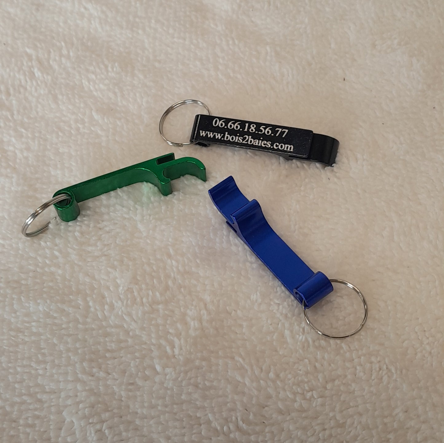 Porte-clés décapsuleur personnalisable