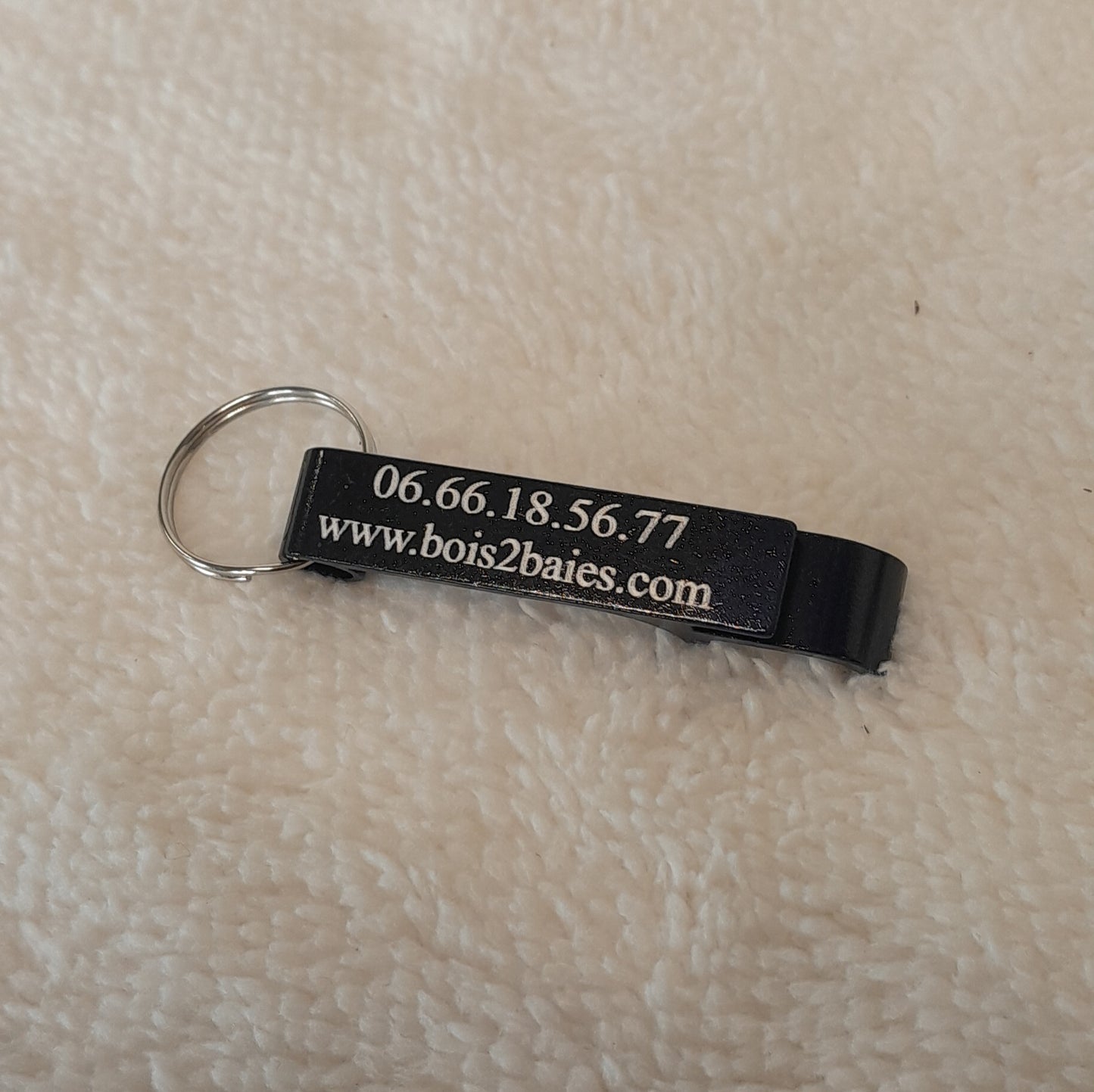 Porte-clés décapsuleur personnalisable