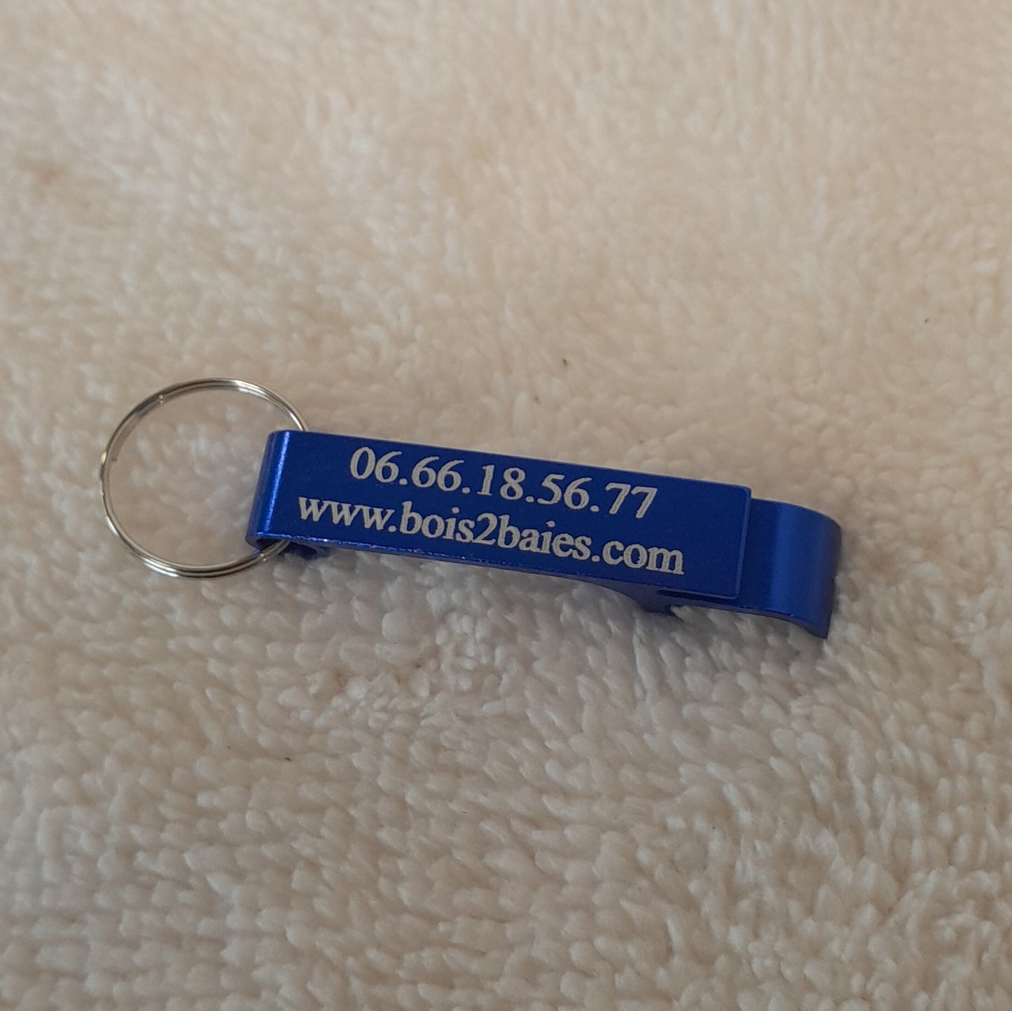 Porte-clés décapsuleur personnalisable