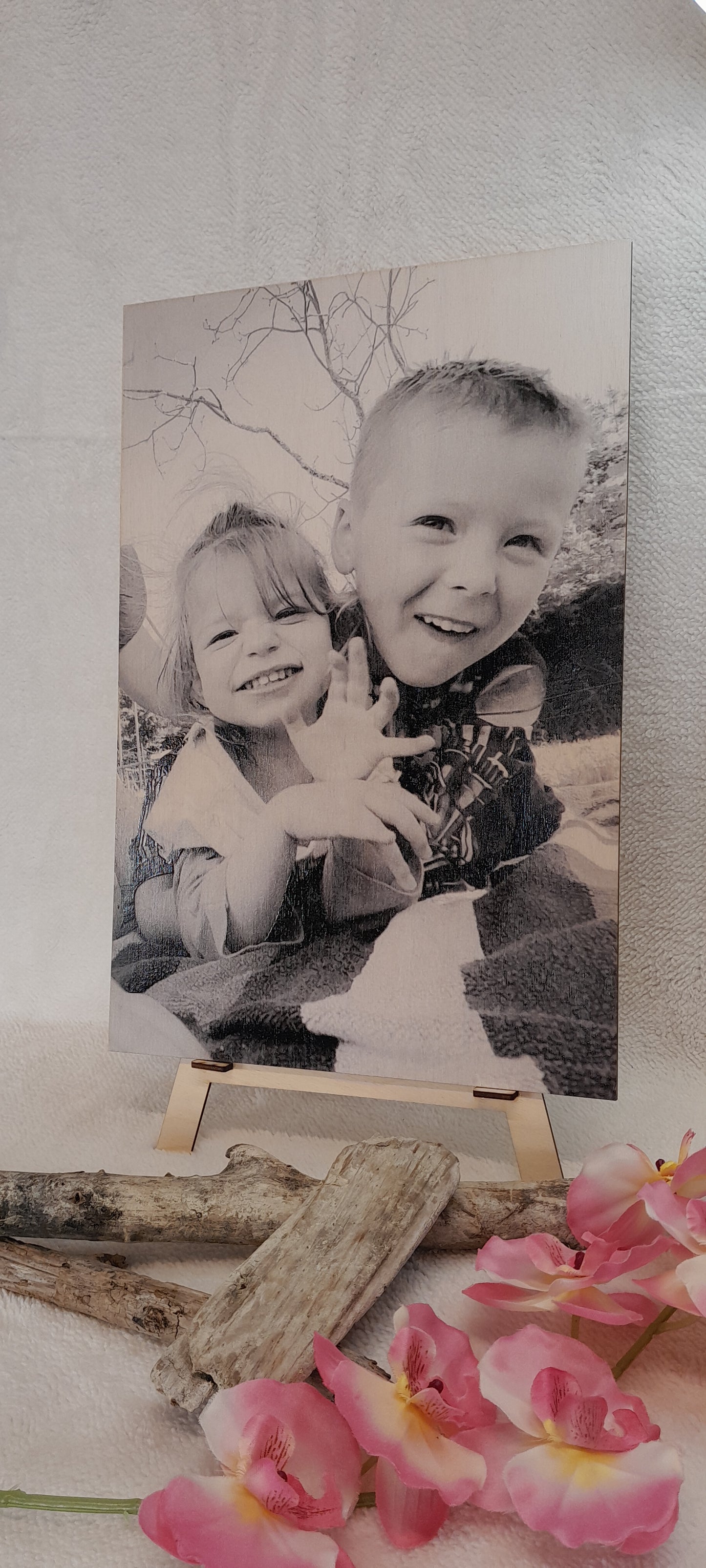 Impression photo sur bois