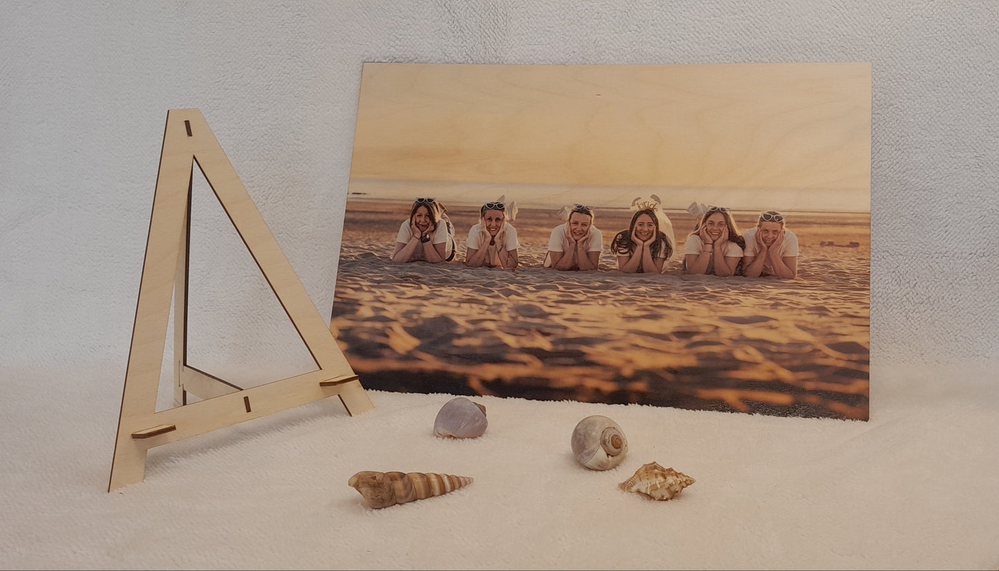 Impression photo sur bois