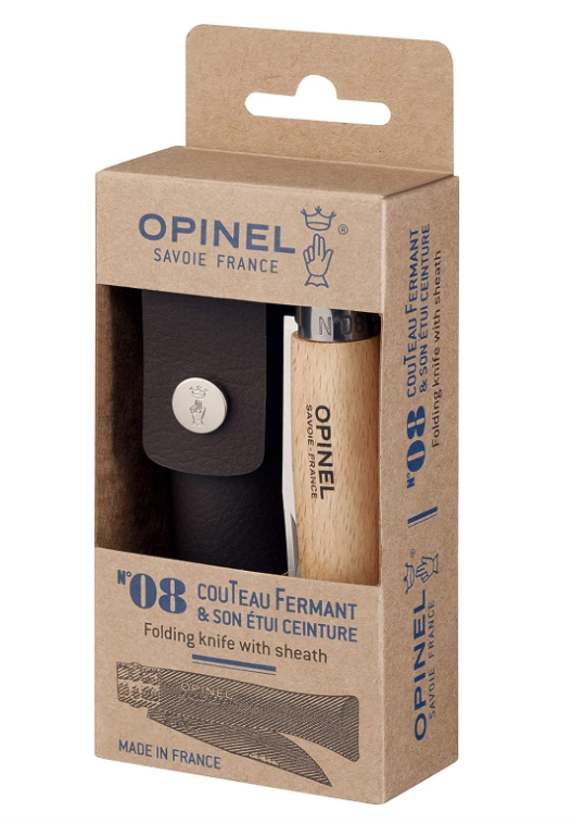 Opinel n°8 + étui cuir