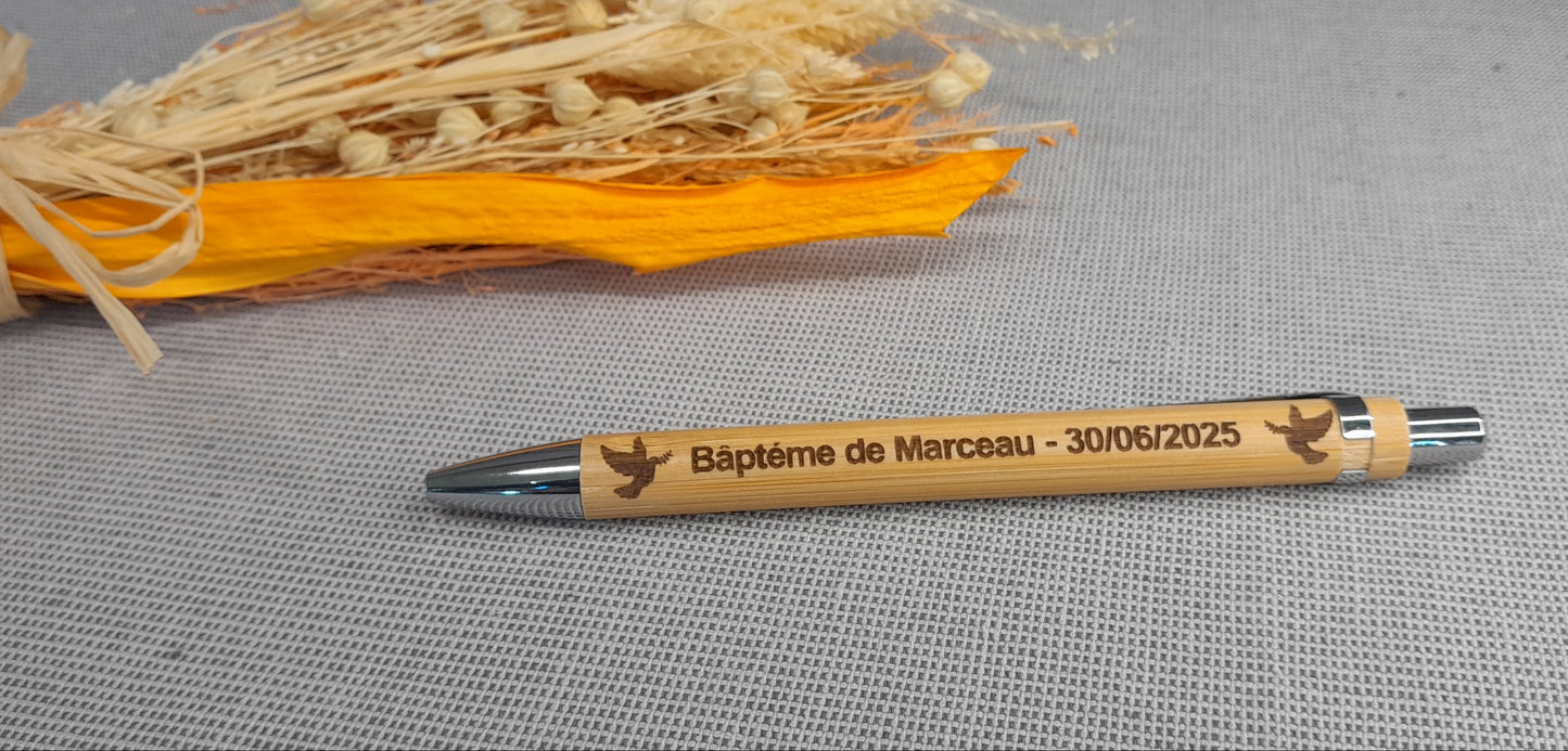 Stylo personnalisé - Mariage, baptême, évènements