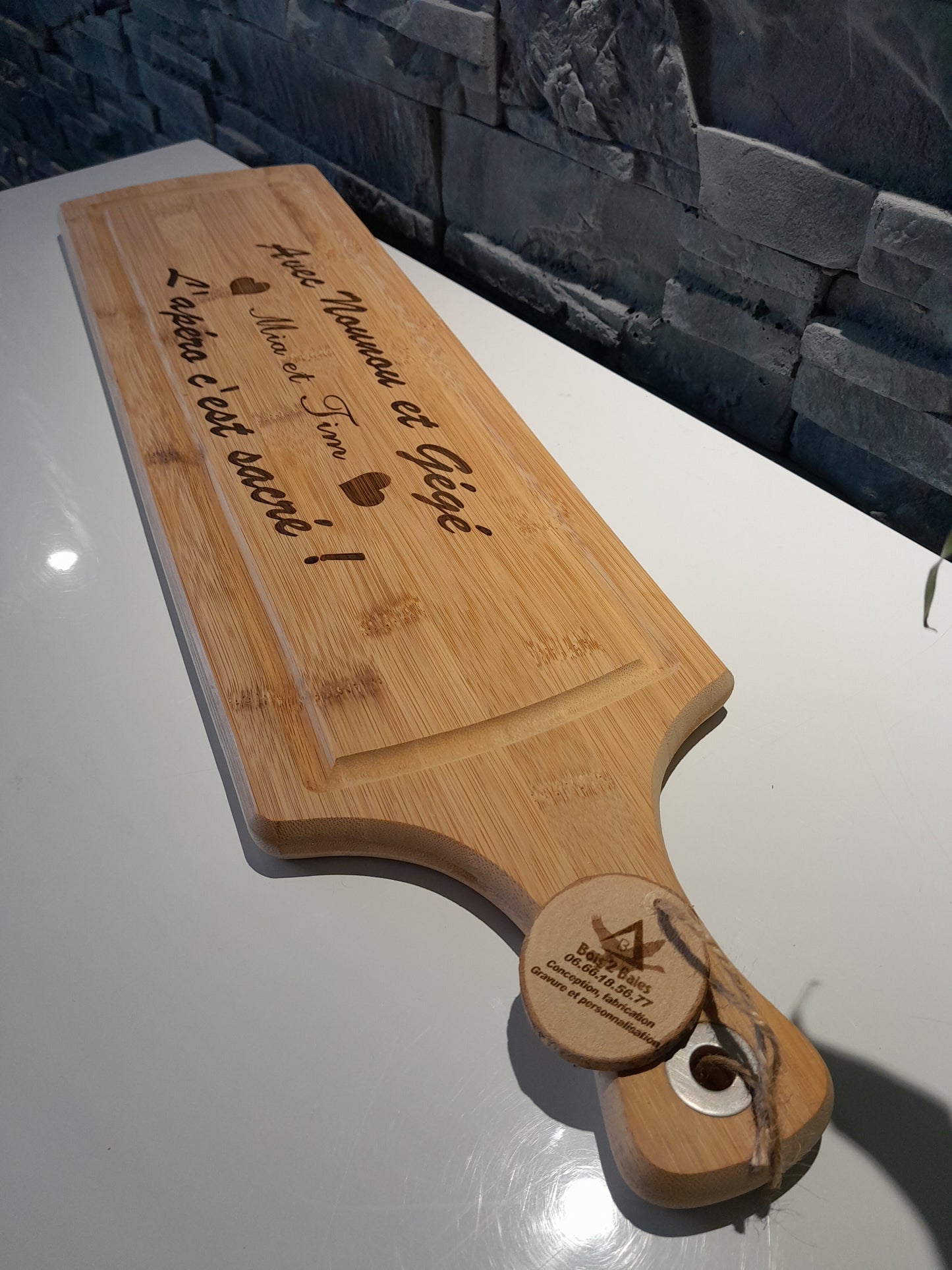 Planche de présentation - 60cm x 15cm