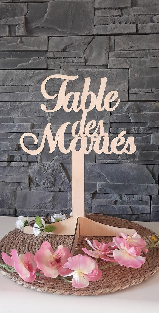 Panneau de table