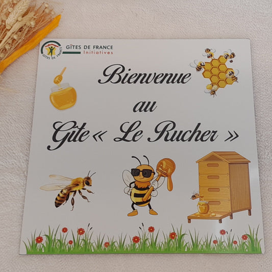 Plaque signalétique 30 x 30 cm