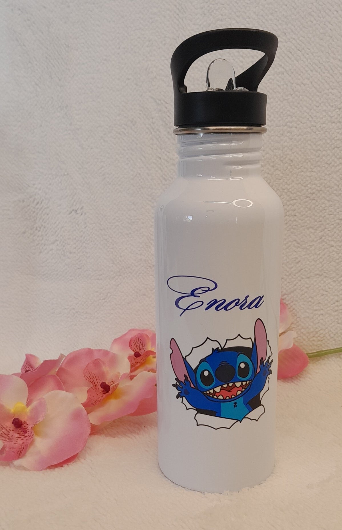Gourde en acier inoxydable - Collerette