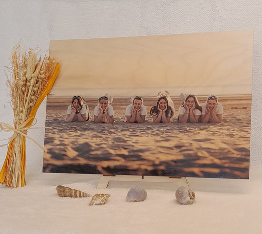 Impression photo sur bois