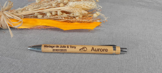 Stylo personnalisé - Mariage, baptême, évènements