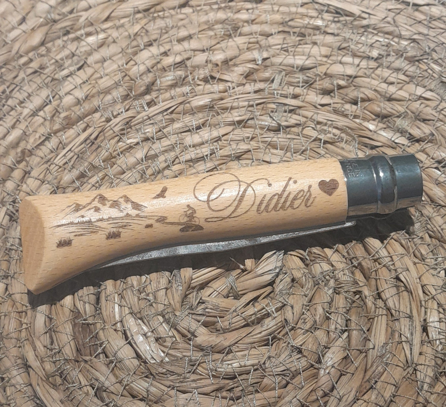 Opinel n°8 Inox à personnaliser